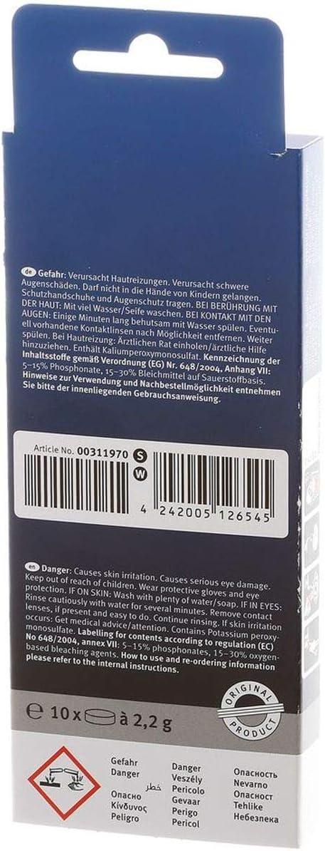 Bosch Cleaning Tablets 311769 311970 For Coffee Machine