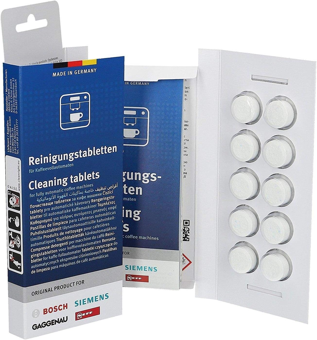 Bosch Cleaning Tablets 311769 311970 For Coffee Machine