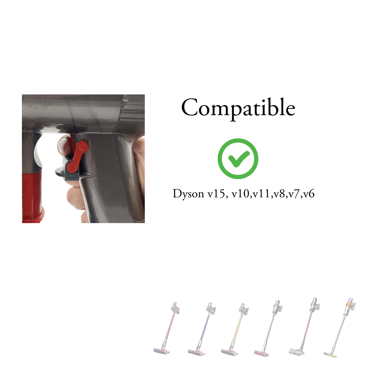 Power Button On/Off Control Clamp For Dyson Vacuums